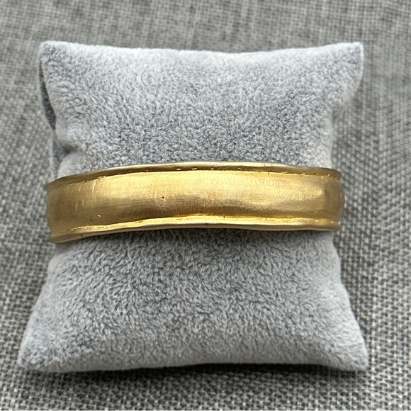 Vintage amazing leslie block bracelet gold tone #96 - Picture 4 of 7